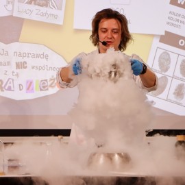 Dr inż. Adam Mirek w Legnicy. Pokazy w Centrum Witelona i spotkanie w LBP