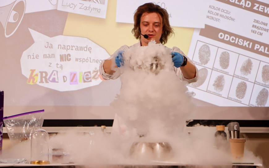 Dr inż. Adam Mirek w Legnicy. Pokazy w Centrum Witelona i spotkanie w LBP