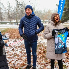 powiększ zdjęcie: Zimowy tor przeszkód na finał akcji MOVEMBER