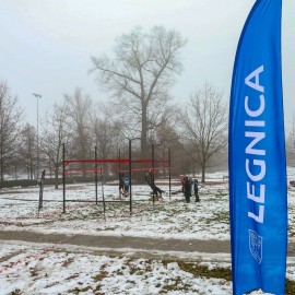 powiększ zdjęcie: Zimowy tor przeszkód na finał akcji MOVEMBER