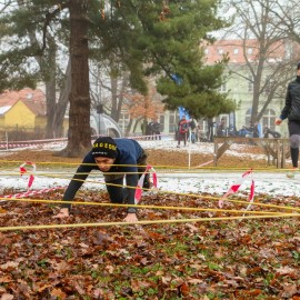 powiększ zdjęcie: Zimowy tor przeszkód na finał akcji MOVEMBER