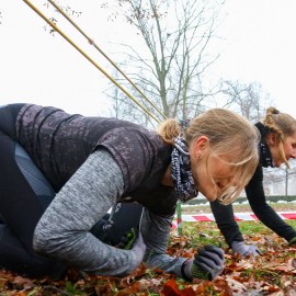powiększ zdjęcie: Zimowy tor przeszkód na finał akcji MOVEMBER