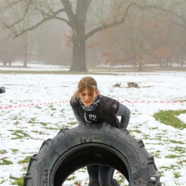 powiększ zdjęcie: Zimowy tor przeszkód na finał akcji MOVEMBER