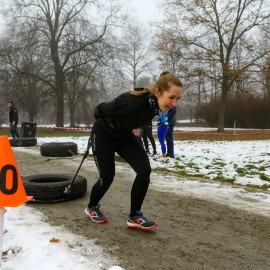 powiększ zdjęcie: Zimowy tor przeszkód na finał akcji MOVEMBER