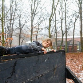 powiększ zdjęcie: Zimowy tor przeszkód na finał akcji MOVEMBER