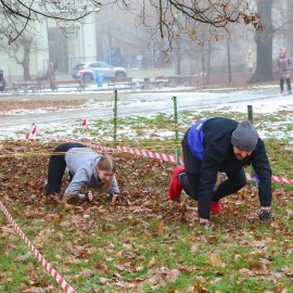 powiększ zdjęcie: Zimowy tor przeszkód na finał akcji MOVEMBER