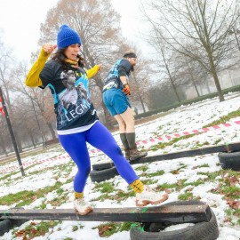 powiększ zdjęcie: Zimowy tor przeszkód na finał akcji MOVEMBER