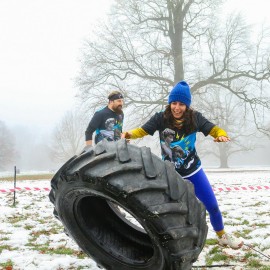 powiększ zdjęcie: Zimowy tor przeszkód na finał akcji MOVEMBER