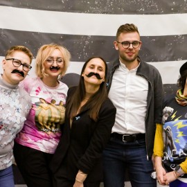 powiększ zdjęcie: Zimowy tor przeszkód na finał akcji MOVEMBER
