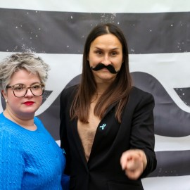 powiększ zdjęcie: Zimowy tor przeszkód na finał akcji MOVEMBER