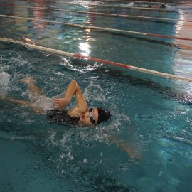 powiększ zdjęcie: Rodzinny Piknik Pływacki zgromadził ponad 250 uczestników