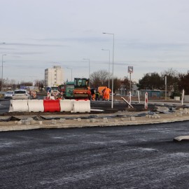 Budowa ronda turbinowego na ul. Jaworzyńskiej. Zmiana organizacji ruchu
