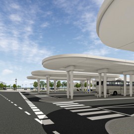 powiększ zdjęcie: W niecałe dwa lata powstanie w Legnicy centrum przesiadkowe