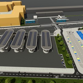 powiększ zdjęcie: W niecałe dwa lata powstanie w Legnicy centrum przesiadkowe