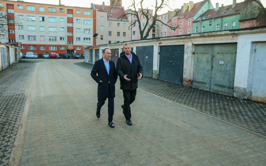 LBO. Przebudowano podwórze w rejonie ul. Drukarskiej