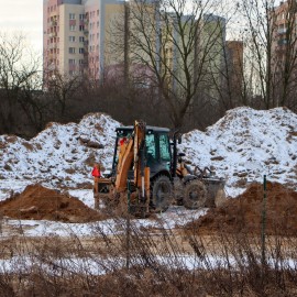powiększ zdjęcie: Rozpoczęła się budowa żłobka na Piekarach D
