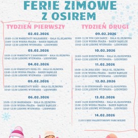 powiększ zdjęcie: Ferie zimowe z OSiR. Ruszyły zapisy
