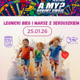XII Legnicki Bieg i Marsz z Serduszkiem – sportowe wsparcie dla WOŚP