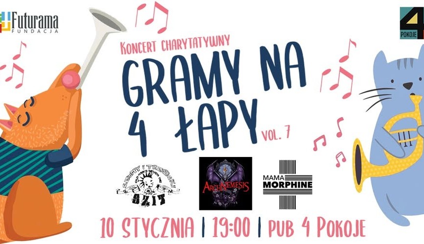 Gramy na 4 łapy vol. 7 – koncert charytatywny dla legnickich zwierząt