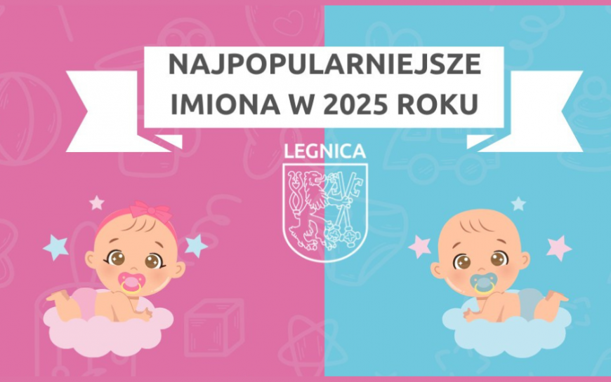 Maja i Nikodem to najczęściej nadawane imiona dzieciom w Legnicy w 2025 roku