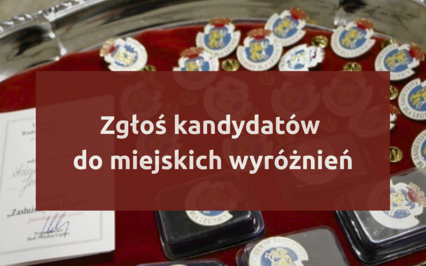 Do 28 lutego 2026 r. można zgłaszać kandydatów do miejskich wyróżnień
