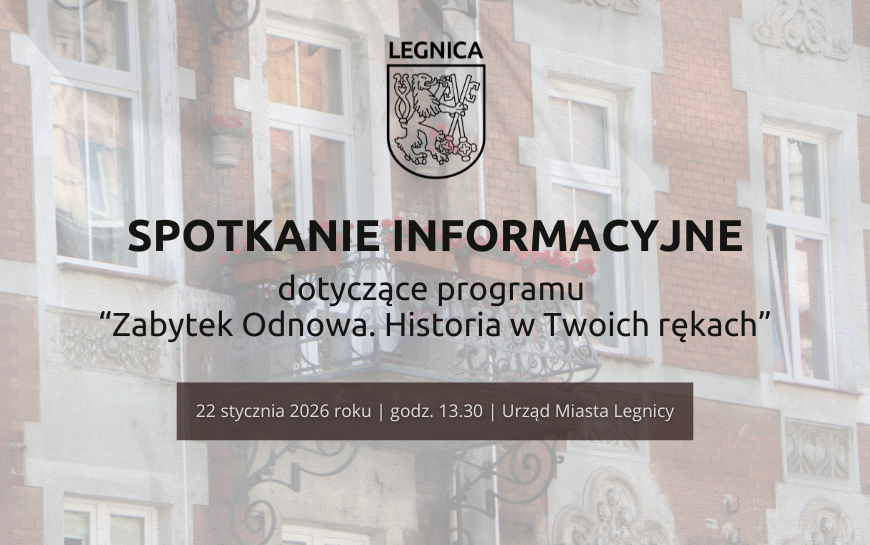 Zapraszamy na spotkanie informacyjne o programie „Zabytek OdNowa”