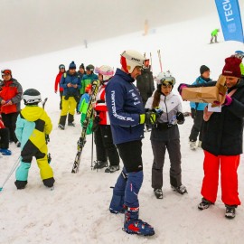 powiększ zdjęcie: Wyniki Otwartych Mistrzostw Legnicy w Slalomie Narciarskim i Snowboardowym