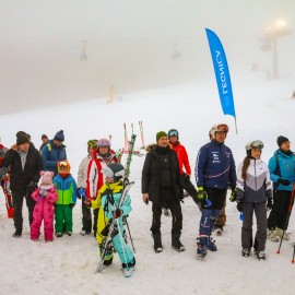 powiększ zdjęcie: Wyniki Otwartych Mistrzostw Legnicy w Slalomie Narciarskim i Snowboardowym