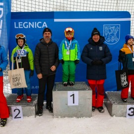 powiększ zdjęcie: Wyniki Otwartych Mistrzostw Legnicy w Slalomie Narciarskim i Snowboardowym