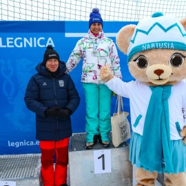 powiększ zdjęcie: Wyniki Otwartych Mistrzostw Legnicy w Slalomie Narciarskim i Snowboardowym