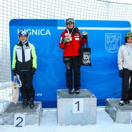 powiększ zdjęcie: Wyniki Otwartych Mistrzostw Legnicy w Slalomie Narciarskim i Snowboardowym