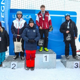 powiększ zdjęcie: Wyniki Otwartych Mistrzostw Legnicy w Slalomie Narciarskim i Snowboardowym