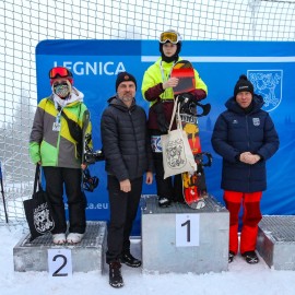 powiększ zdjęcie: Wyniki Otwartych Mistrzostw Legnicy w Slalomie Narciarskim i Snowboardowym