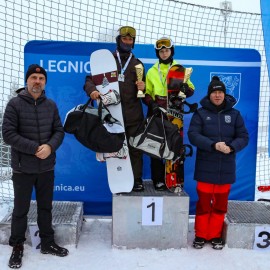 powiększ zdjęcie: Wyniki Otwartych Mistrzostw Legnicy w Slalomie Narciarskim i Snowboardowym
