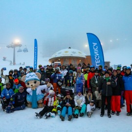 powiększ zdjęcie: Wyniki Otwartych Mistrzostw Legnicy w Slalomie Narciarskim i Snowboardowym