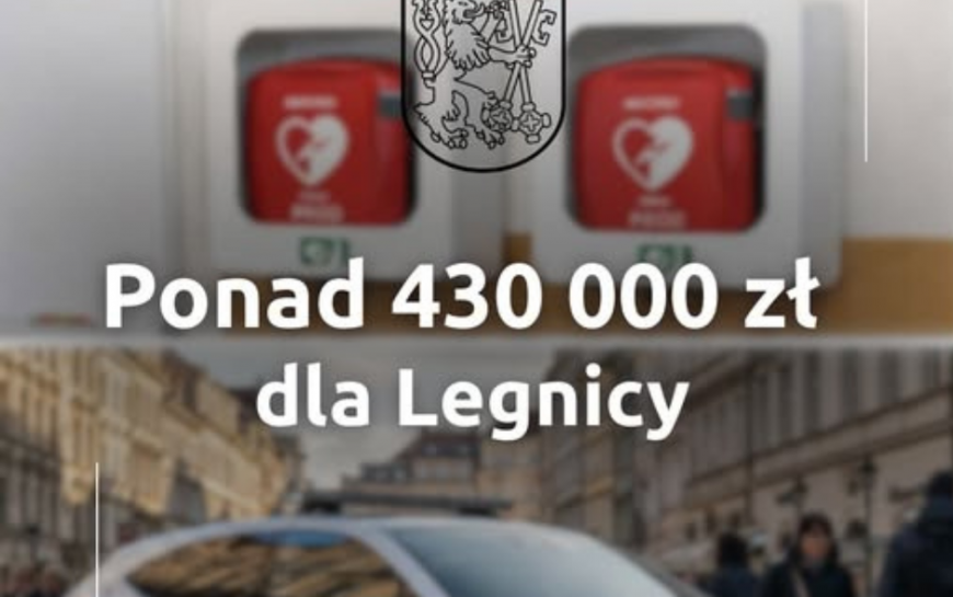Defibrylatory w szkołach i elektryczny samochód dla Straży Miejskiej dzięki KGHM