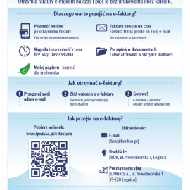 powiększ zdjęcie: E-faktura z płatnością online w Legnickich Wodociągach