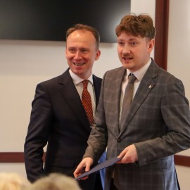 powiększ zdjęcie: Inauguracyjne posiedzenie Miejskiej Rady Seniorów w Legnicy V kadencji