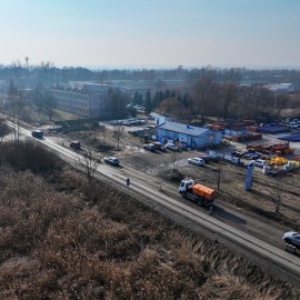 powiększ zdjęcie: Trwają prace na ul. Poznańskiej. Kończy się pierwszy etap przebudowy