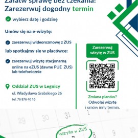 powiększ zdjęcie: Rezerwuj wizyty w Zakładzie Ubezpieczeń Społecznych w wygodny sposób