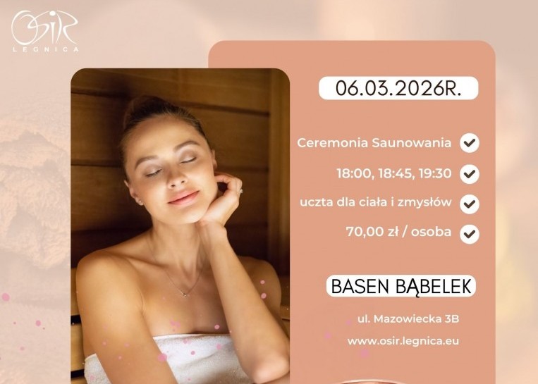 Wieczór kobiecego saunowania na Basenie Bąbelek