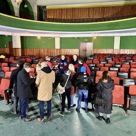 powiększ zdjęcie: Prezydent Maciej Kupaj pozyskał środki na remont Kina Ognisko