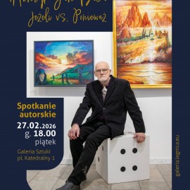 powiększ zdjęcie: Spotkanie autorskie z Henrykiem Janem Bacą w Galerii Sztuki