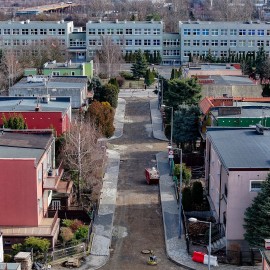 powiększ zdjęcie: Postęp prac przy remoncie ul. Słonecznej