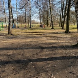 powiększ zdjęcie: Trwają wiosenne porządki na terenach zielonych i rekreacyjnych w Legnicy