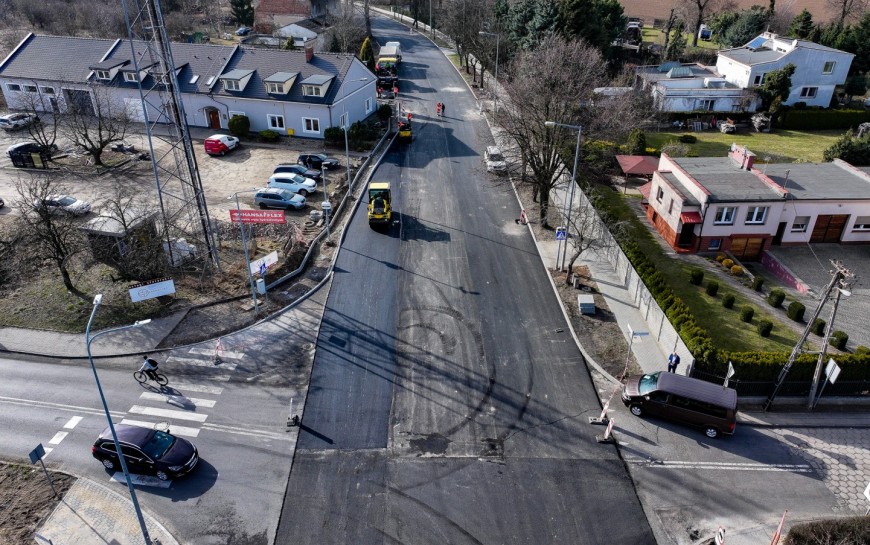 Postępują prace na ul. Zamiejskiej