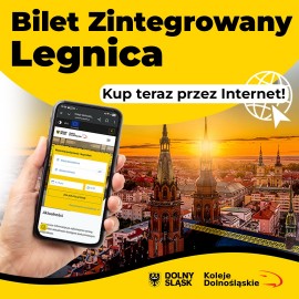 Bilet Zintegrowany Legnica – jeden bilet na pociąg i autobus