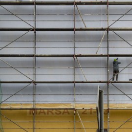 powiększ zdjęcie: Ruszyła realizacja muralu promującego Legnicki Festiwal SREBRO