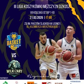 21 marca wszyscy kibicujemy KS Basket Legnica