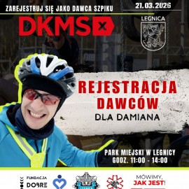 Rejestracja dawców szpiku podczas LPP RACE. Akcja dla Damiana Skowrona